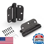 Knobwell Pack Self Closing Door 3.5 Inch Black Hinges Adjustable. Fixed Price $34.98.
