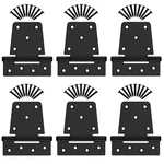 3.5 Inch Heavy Duty Gate Hinges, Extra Thick For Wooden Fences, V.... Fixed Price $33.96.