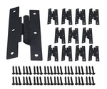 Qcaa Steel Hinge Offset For Cabinet Door, 3/8", Matte Black, 12 Pack, M.... Fixed Price $67.57.