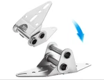 Akolafe 6PACK 14 Gauge Garage Door Hinges #5 Heavy Duty. Fixed Price $24.99.