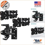 All-weather Heavy-duty Gate Hinges With Self-locking Latch Secure & Durable. Fixed Price $73.34.