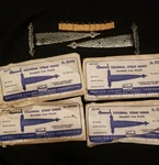 Nos Amerock Colonial Strap (10 Hinges) Swedish Iron Finish Flush Doors. Fixed Price $50.00.
