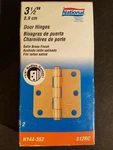 (lot Of 1) Full Mortise Residential Radius Corner Hinge N144-352, National Mfg. Fixed Price $10.99.
