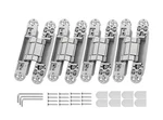 Upgraded Invisible Hinges (4 Pcs) -6 Inch Sliver Hidden For Doors.... Fixed Price $118.51.