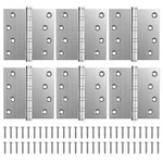 Kolet Ball Bearing Door Hinges 4X4 Inches Brushed Nickel Square Corner Stainless. Fixed Price $81.24.
