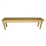 Osborne Wood Products 55014WO 70 X 19 Farm-style Bench Kit In White Oak Pk. Fixed Price $1930.99.