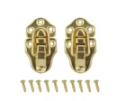 Pack Everbilt Bright Brass Chest Door Latch Cabinet Hardware 28967. Fixed Price $12.00.