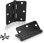 40 Pack Matte Black Door Hinges No Squeak, 3.5" X Interior W.... Fixed Price $77.29.