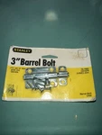 Stanley 3" Zinc Barrel Bolt 75-7950 CD1078 This Finish. Fixed Price $8.99.