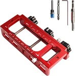 Door Hinge Mortise Jig Kit, Adjustable Aluminum Alloy Dual Clamping. Fixed Price $73.52.