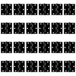 Zion Inch Matte Black Door Hinges - Heavy Duty, Square, X 3, 24 Pack For .... Fixed Price $81.31.