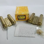1 Pair Parker 4" Spring Hinge Double Action Button Tip 070SPB4 Gold Paint. Fixed Price $39.99.