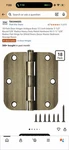 Tdchinges 18 Pack Butt Door Steel Antique Brass 3.5" For Bifold. Fixed Price $10.00.