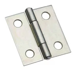 National Hardware N146-043 Zinc Plated Steel Light Narrow Hinge 1.5 X 1-7/16 In.. Fixed Price $8.56.