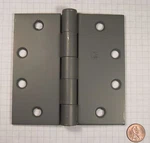 Hager #64166A-(4-1/2)"-USP Full Mortise Door Hinge, Steel, Primed For Painting. Fixed Price $9.95.