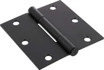 Hardware Essentials Squeak-proof Square Corner Door Hinge Oil Rubbed Bronze (.... Fixed Price $13.09.