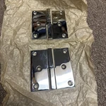 Pair Merit 151 3.5X3.5 Knuckle Lift Off Hinge Polished Chrome Right. Fixed Price $45.00.