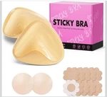 Mearter Ultra Push Up Sticky Bra Pads Inserts Double Sided Adhesive Beige Size. Fixed Price $12.00.