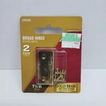 Ace Broad Hinge Solid Brass Pack 1-1/2" #5299896. Fixed Price $8.75.