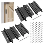 4" Double Action Spring Hinges, Pack Self Closing For Indoor/ou.... Fixed Price $52.14.