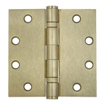 Everbilt 4 Satin Brass Square Architectural Grade Ball Bearing Door Hinge. Fixed Price $18.00.