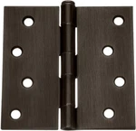 Dynasty Hardware 4" Door Hinges Square Corner, Oil Rubbed Bronze, 8 - Pack. Fixed Price $22.99.