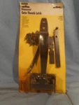 Vintage Stanley Ornamental Gate Thumb Latch Steel Black Coated Made Usa Nos. Fixed Price $23.95.