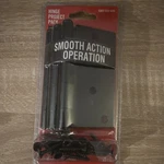 Everbilt 4 Steel Matte Black Hinge Project Pack Smooth Action Removable Pin. Fixed Price $7.00.