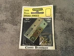 Stanley CD5302 Solid Brass Broad Hinges Four 1" X 1-1/32" (BN27). Fixed Price $9.99.