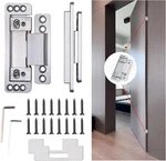 Ultra-thin Invisible Door Hinges Heavy Duty Concealed 2 Pack Silver. Fixed Price $74.99.