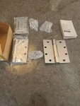 Box Of 3 Stanley Security CB1901R 5X4-1/2 26D Three Knuckle Architectural Hinge. Fixed Price $49.00.