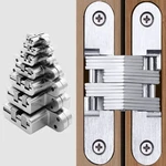 1PC Hidden Stainless Steel Door Hinge 180 Invisible Folding Barrel - New. Fixed Price $13.79.