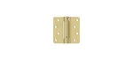 Deltana DSH4R43/4 X 1/4" Radius Spring Hinge; Satin Brass Finish. Fixed Price $15.90.