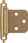 BPR3429CZ Cabinet Hinge Variable Overlay Self Closing Face Mount Champagne. Fixed Price $11.99.