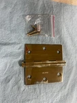 Baldwin 1035003I Square Mortise Hinge, Lifetime Brass. Fixed Price $39.38.