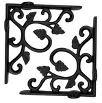Adonai Hardware Meshezaheel Antique Iron Shelf Bracket (supplied As 2 Pieces Per. Fixed Price $28.62.