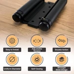 Adjustable Double Action Spring Hinge, Saloon, Swinging Cafe Door Hinges... Fixed Price $117.99.