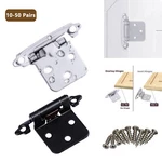 Cupboard Door Hinge Kitchen Style Cabinet Pair Self Closing Hardware Inset. Fixed Price $19.59.