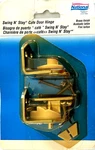 National Swing N' Stay Cafe Single Door Hinge - Brass Finish New/old Stock. Fixed Price $9.99.