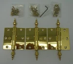 Lawrence RT4181-3 Regency Urn Tip Hinges 3.5 X Polished Brass Lot Of 103D. Fixed Price $34.95.