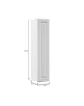 Raised Panel Shaker Wall Kitchen Cabinet, 12 (d) X 9 (w) 42 H, White. Fixed Price $100.00.