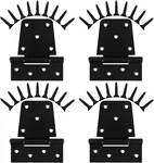 Heavy Duty 3.5 Inch Hinges 4 Pack For Barn And Shed Doors - Black Iron Finish. Fixed Price $39.99.