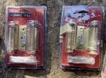 Everbilt Double Action Spring Hinge 3" With Bright Brass Finish Lot Of 2. Fixed Price $31.50.