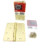 W/ 1/4 Rad. Residential Interior Door Hinges Everbilt 237 073 (2 Packs). Fixed Price $9.95.