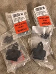 Renovators Supply Black Cabinet Hinges, Wrought Iron Offset 4-PACK. Fixed Price $28.00.