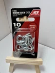 Ace Medium Screw Eyes 10 Pack (1-1/8 In) Zinc-plated Hardware (#51562). Fixed Price $10.00.