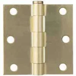 Mintcraft 2701662 3 In. Square Corner Door Hinge, Satin Brass. Fixed Price $12.95.