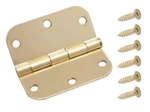 Everbilt 237 074 Satin Brass 5/8 Radius Door Hinge (lot Of 9 Packs). Fixed Price $23.00.