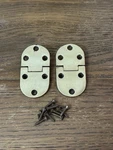 Pair Butler Tray Table Hinges Kbc N1979 & N1980 Polished Brass Ethan Allen. Fixed Price $59.00.