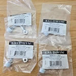 Baldwin 9BR7011-003 Hinge Pin Doorstop Polished Chrome Lot Of Four. Fixed Price $10.99.